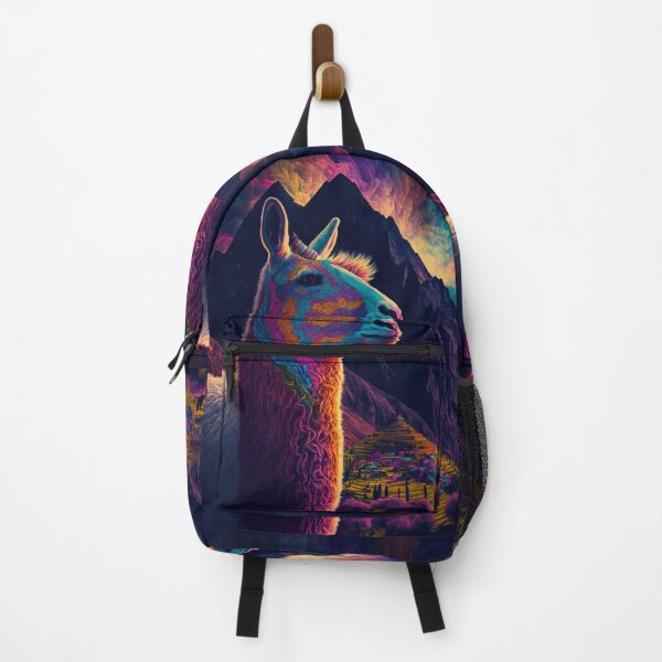 Item preview, Colorful llama in Peru designed and sold by ShopMaxiDesigns.