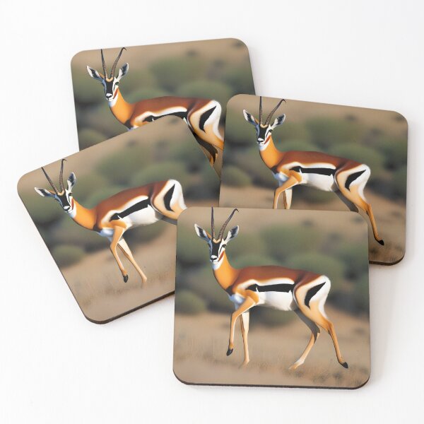 Item preview, AFRICAN SPRINGBOK designed and sold by PIGCASSOSAIART.