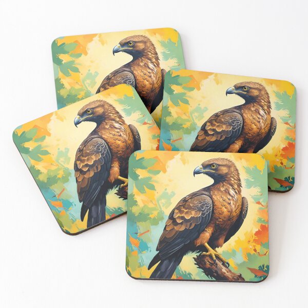 Item preview, CRESTED HONEY BUZZARD designed and sold by PIGCASSOSAIART.