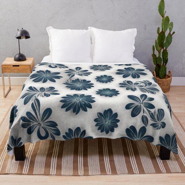 Item preview, Blue Floral Pattern designed and sold by Dunc Ebedes.