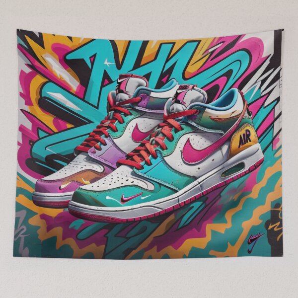 Artikelvorschau, Graffiti-Schuhe entworfen und verkauft von Nikki-Designz.