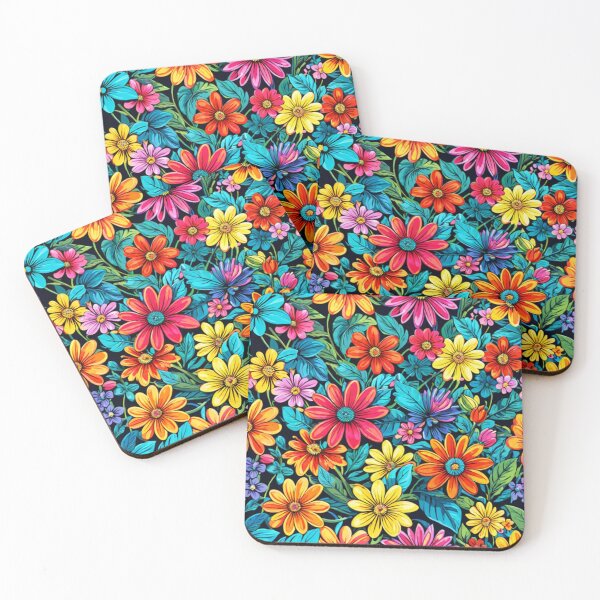 Item preview, colorful flowers decoration designed and sold by VisionaryMode.