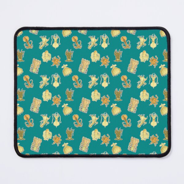 Item preview, Sea Spirit: Octo-Love for the Ocean: Pattern with Octopus on Dark Turquoise Background designed and sold by IraNiva.