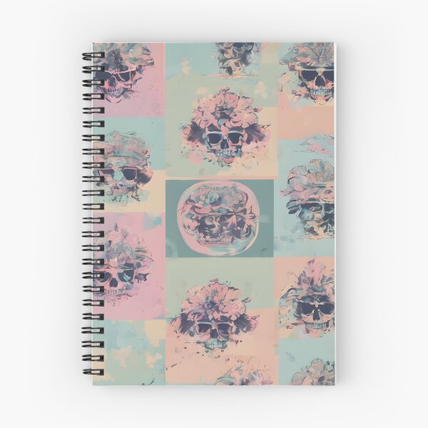 Aperçu de l'œuvre Flower Skull Pattern créée et vendue par Dunc Ebedes.