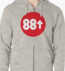 88Rising Circle Logo Zipped Hoodie