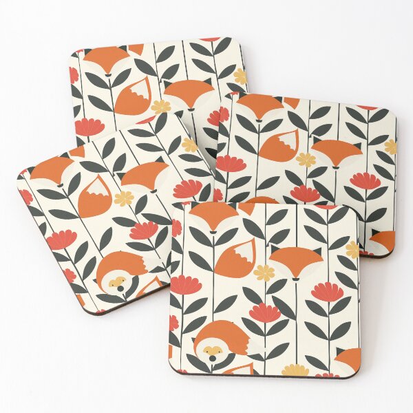Item preview, Fox Print Pattern designed and sold by MadeByBen.