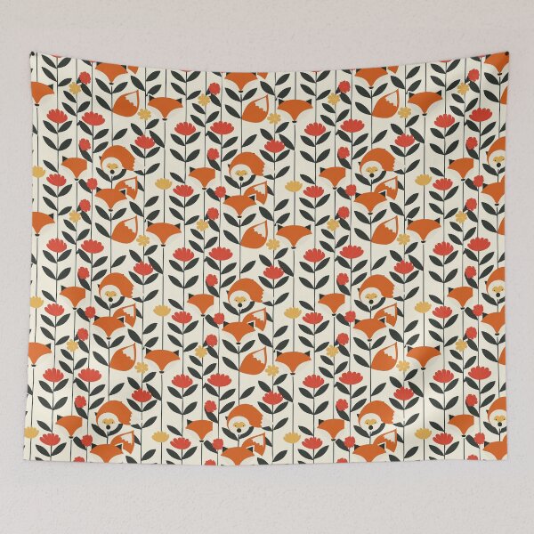 Item preview, Fox Print Pattern designed and sold by MadeByBen.