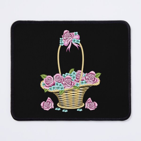 Item preview, Floral Basket - Roses And Hydrangea designed and sold by Ayesha Saleem.