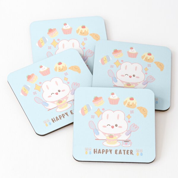 Item preview, Happy Eater cute rabbit funny Easter puns. Happy Easter Day. designed and sold by WhaleSharkShop.
