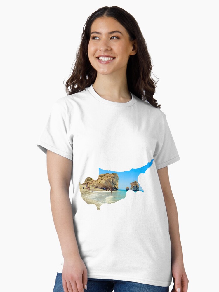 Thumbnail 1 of 7, Classic T-Shirt, Paphos, Cyprus - Petra Tou Romiou Attraction designed and sold by lsepolis123.