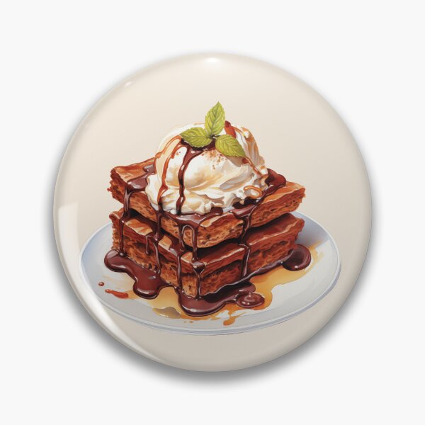 Item preview, Chocolate Fudge Brownie and Vanilla Ice Cream designed and sold by Alicia Chee.