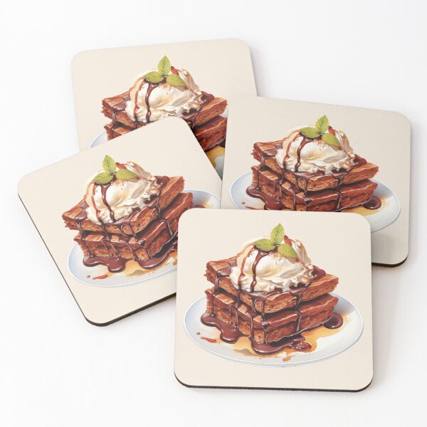 Item preview, Chocolate Fudge Brownie and Vanilla Ice Cream designed and sold by Alicia Chee.