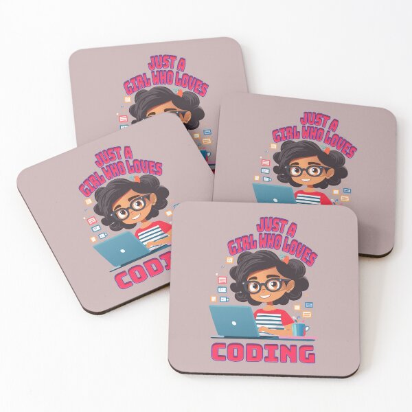Item preview, Just a girl who loves coding designed and sold by Firas Aljazzar.