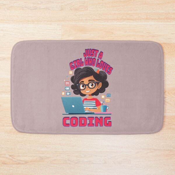 Item preview, Just a girl who loves coding designed and sold by Firas Aljazzar.