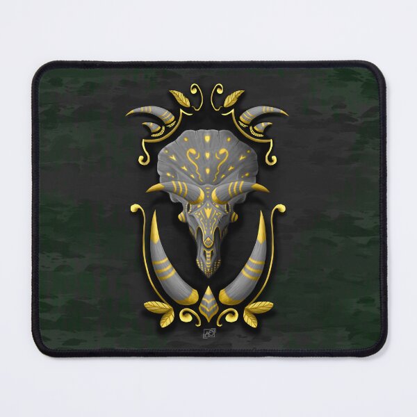 Item preview, Golden Triceratops designed and sold by trazusarts.