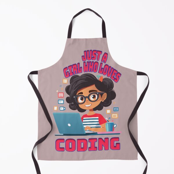 Item preview, Just a girl who loves coding designed and sold by Firas Aljazzar.