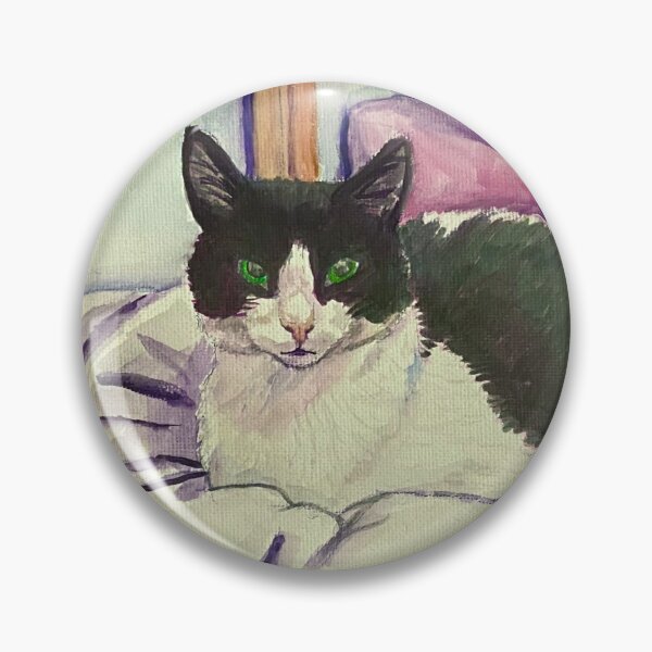 Artikelvorschau, Aquarell-Katzenmalerei entworfen und verkauft von CraftsbyAmy.