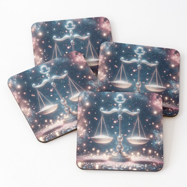 Item preview, Libra Zodiac sign with glitter designed and sold by ZodiBlend.
