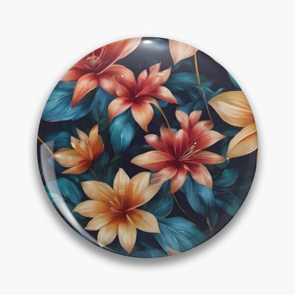 Artikelvorschau, Blue & Orange Flowers entworfen und verkauft von Dunc Ebedes.