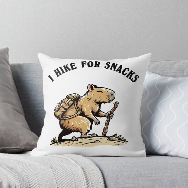 Item preview, Capybara Hiking For Snacks designed and sold by CosyTeal.