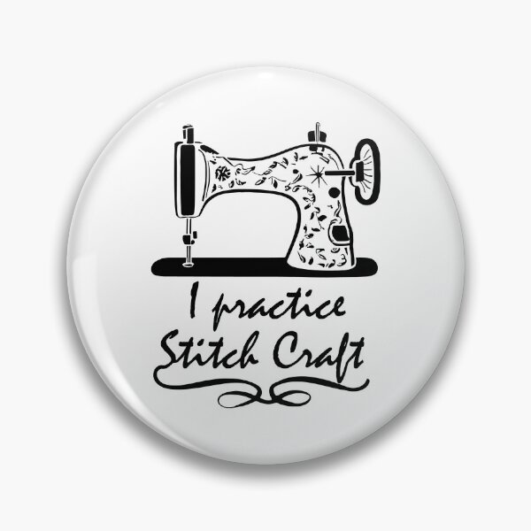Item preview, I practice Stitch Craft - gift idea for Sewciopaths designed and sold by EmeraldeaArt.