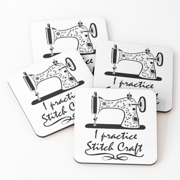 Item preview, I practice Stitch Craft - gift idea for Sewciopaths designed and sold by EmeraldeaArt.
