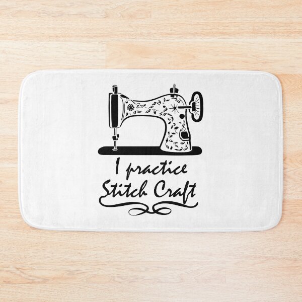 Item preview, I practice Stitch Craft - gift idea for Sewciopaths designed and sold by EmeraldeaArt.