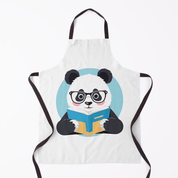 Item preview, Bookworm panda reading a book. designed and sold by twisted-dot.