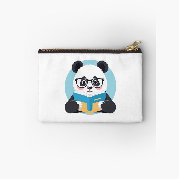 Item preview, Bookworm panda reading a book. designed and sold by twisted-dot.