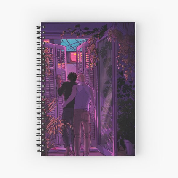 Cyberpunk Jungle Spiral Notebook