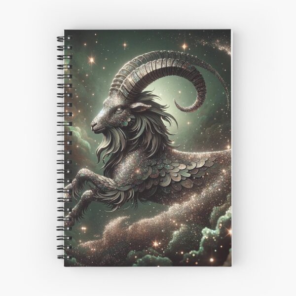 Item preview, Capricorn Zodiac sign with glitter designed and sold by ZodiBlend.