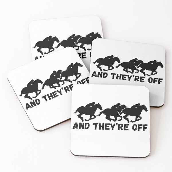 Item preview, And They're Off! Horse Racing design designed and sold by CheltFest.