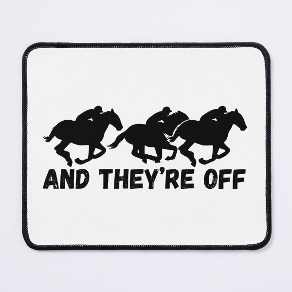 Item preview, And They're Off! Horse Racing design designed and sold by CheltFest.