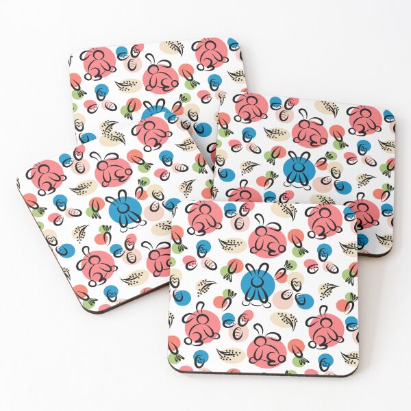 Item preview, Pattern with bunnies and carrots for Easter designed and sold by Funwaytrend.
