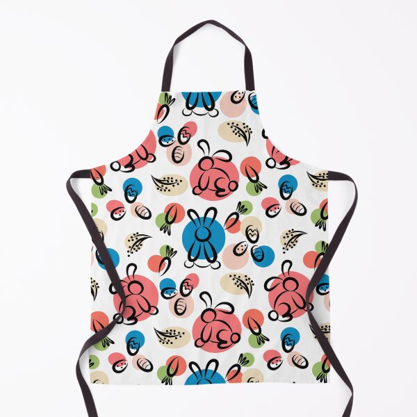 Item preview, Pattern with bunnies and carrots for Easter designed and sold by Funwaytrend.