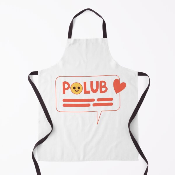 Item preview, Polub napis po polsku. Serduszko i uśmieszek. Czerwono białe designed and sold by ToMyPolacy.