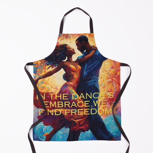 Item preview, In the Dance's Embrace, We Find Freedom designed and sold by TheCurlyOneArt.