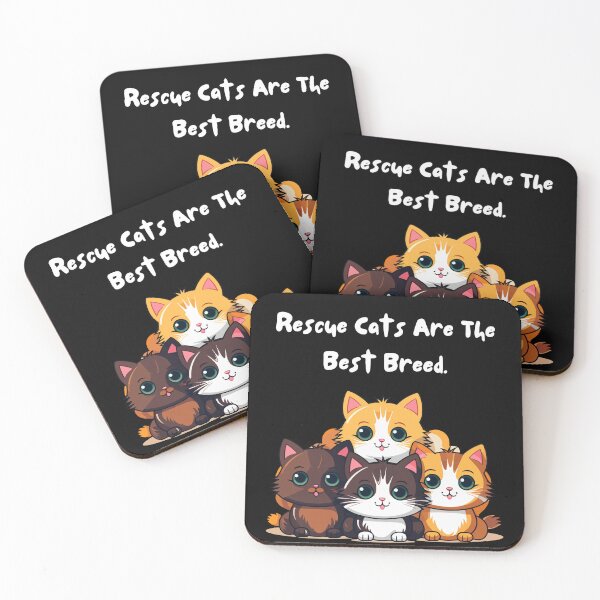 Item preview, Rescue Cats Are The Best Breed designed and sold by flowerpower999.