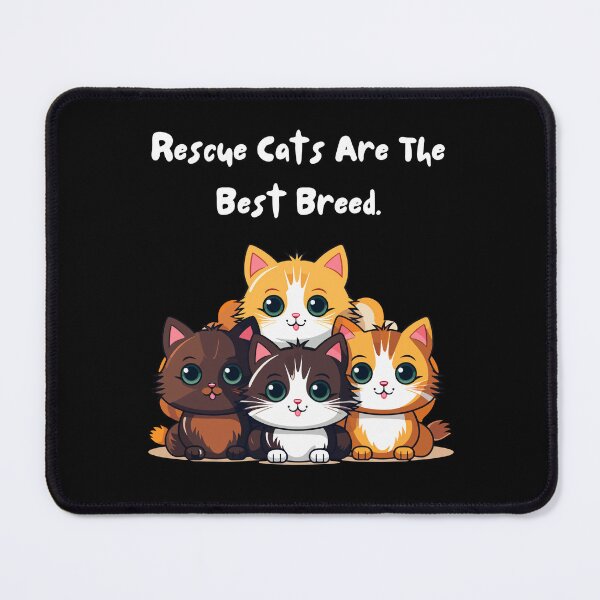 Item preview, Rescue Cats Are The Best Breed designed and sold by flowerpower999.
