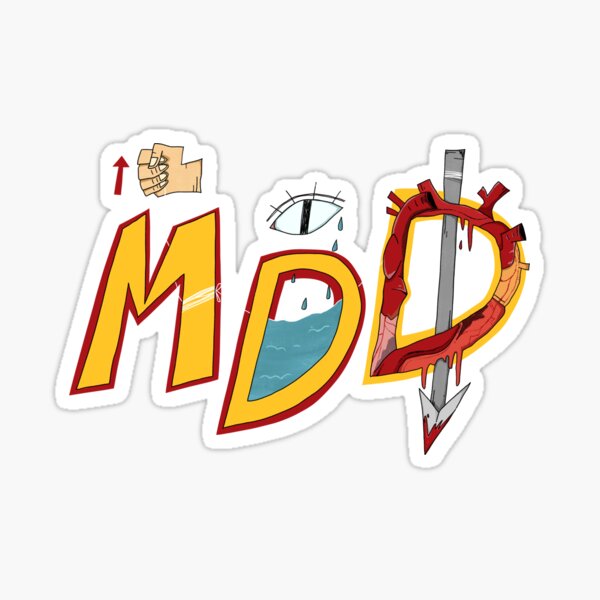 Item preview, MDD(Major Depressive Disorder) designed and sold by piktingki.