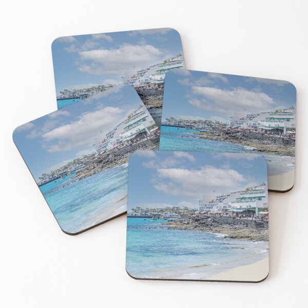 Item preview, Playa Blanca Promenade Lanzarote Canary Islands designed and sold by GG WALL ART.