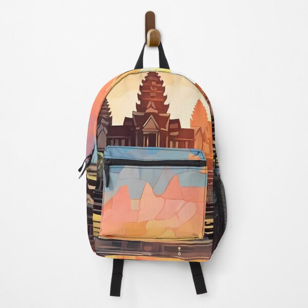Item preview, Sunset Splendor: Unveil Angkor's Magic designed and sold by purrfect pattern.