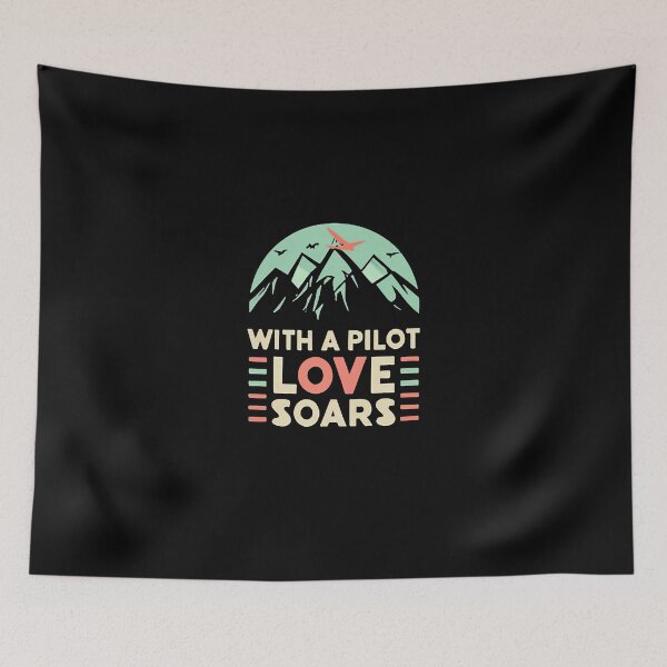 Item preview, With a Pilot, Love Soars! Pilot Husband designed and sold by DomTeesHaven.