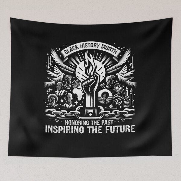 Item preview, Honoring The Past Inspiring The Future Black History Month designed and sold by Chmielayka.