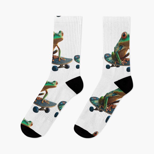 Item preview, FROG ON A SKATEBOARD designed and sold by Obinne.