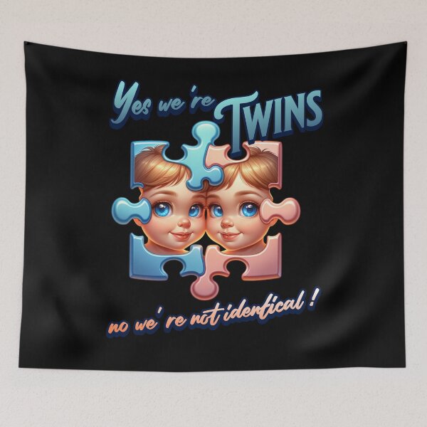 Item preview, Yes we're twins no we're not identical designed and sold by JansenGS.