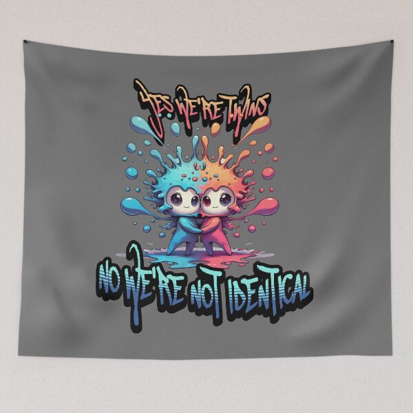 Item preview, Yes we're twins no we're not identical designed and sold by JansenGS.