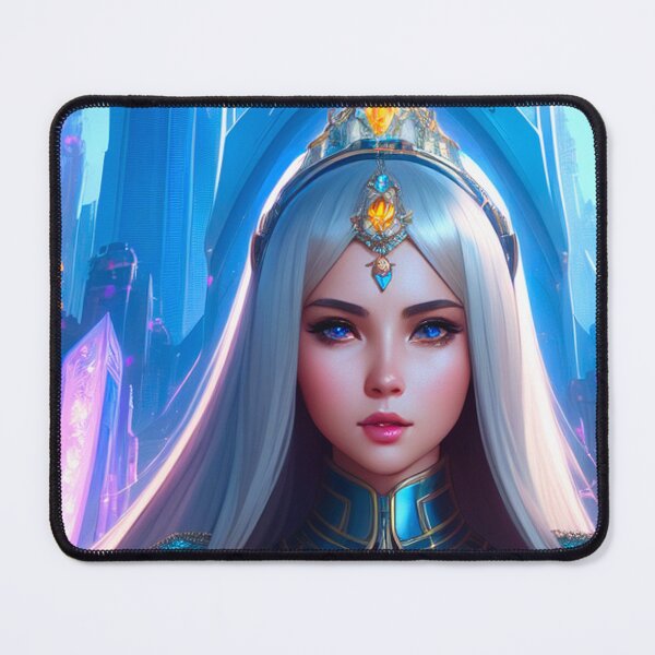 Item preview, Stunning princess in futuristic city designed and sold by Nathan Z..