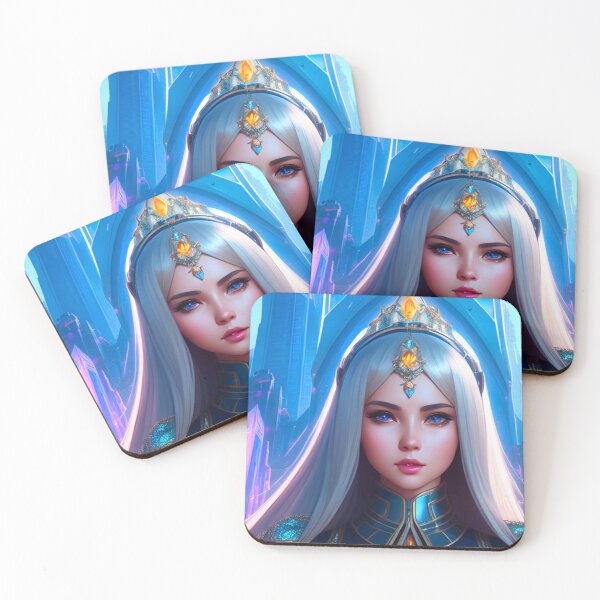 Item preview, Stunning princess in futuristic city designed and sold by Nathan Z..