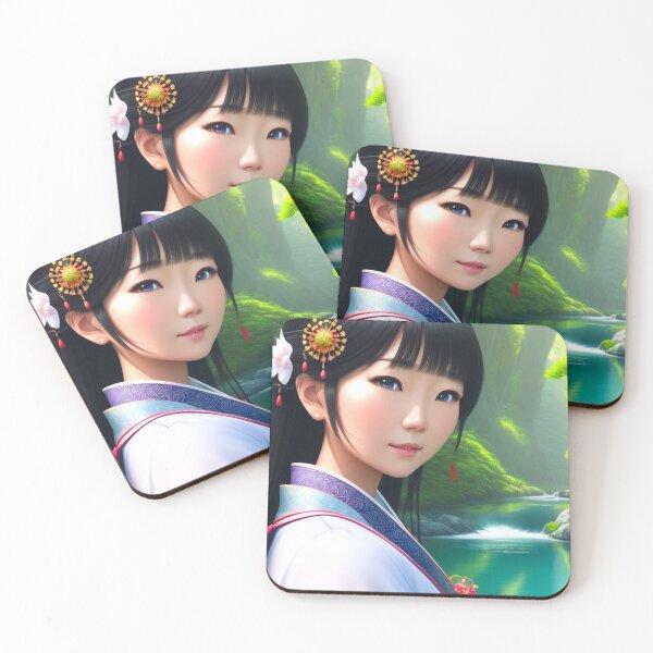 Item preview, Enchanting Japanese woman by the river designed and sold by Nathan Z..